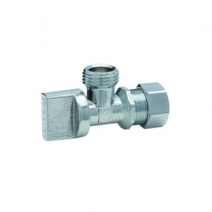 HC57856 - Llave De Control Angular De Laton Con Bariilito Con Contratuerca Dica 3401CVB