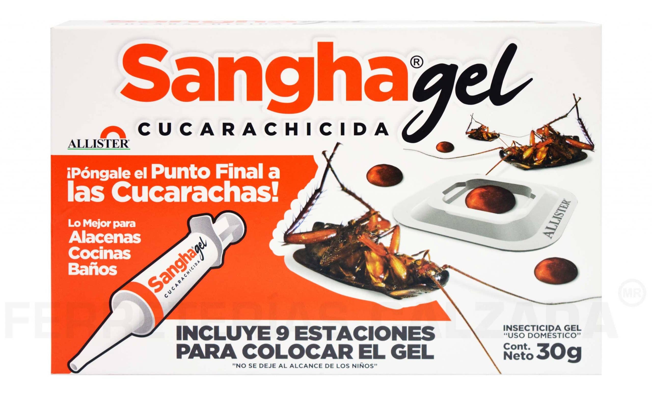C7001551 - Cucarachicida Sangha Gel 30GR Allister Uso Domestico - Sin Clasificar