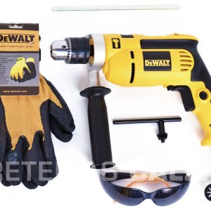 DEWDWE1650SI-B3 - Rotomartillo 1/2 Dwd024K con Guantes y Gafas Dewalt DWE1650SI-B3