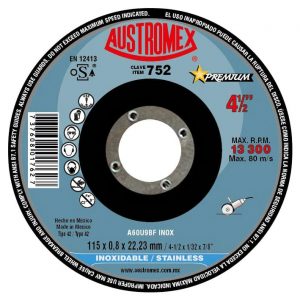 HC09520 - Disco De Corte Austromex 752 De 4-1/2 X 1/32 X 7/8