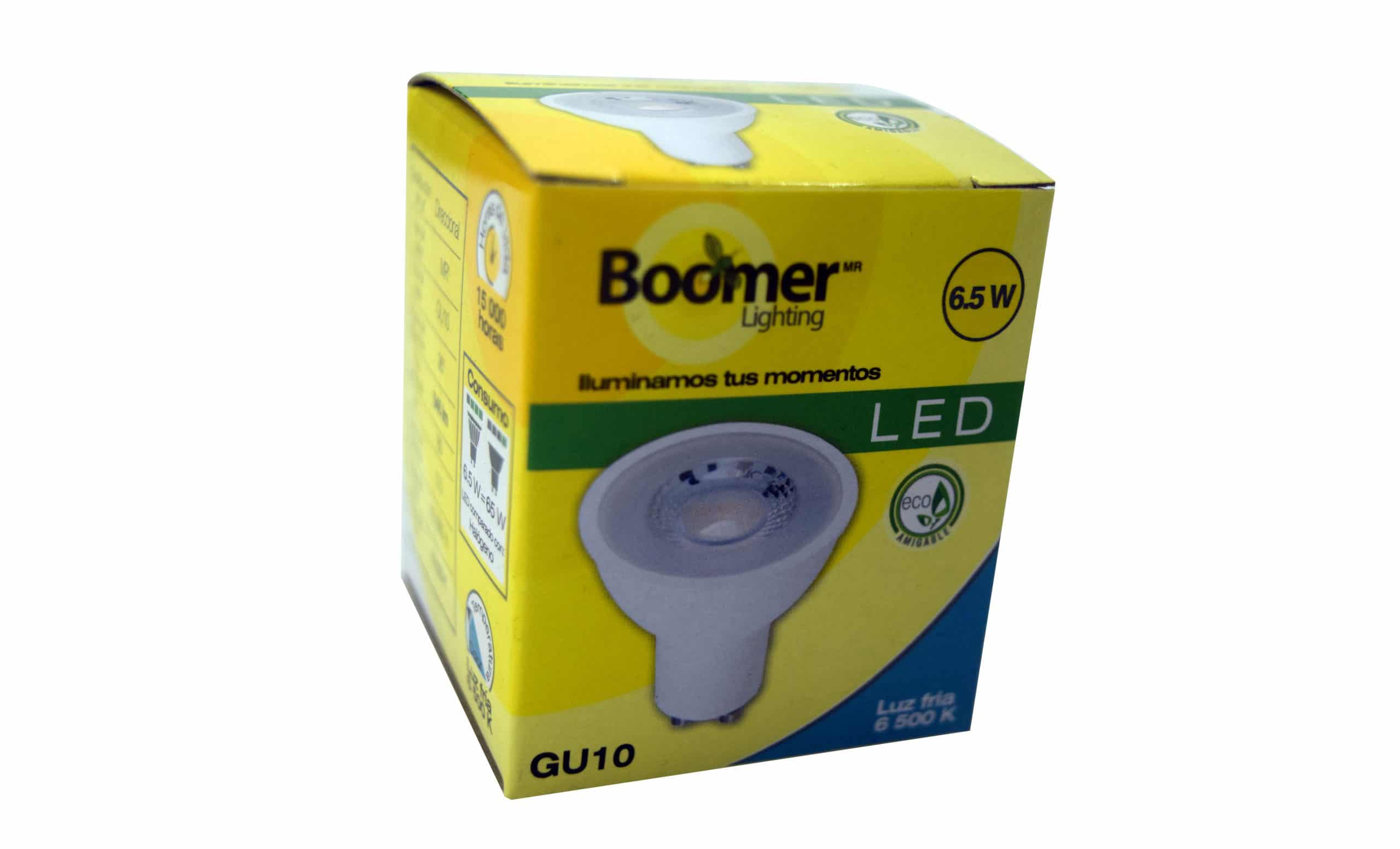 HC106343 - Foco Led 6.5W Luz Dia Gu10 6500K Boomer - BOOMER