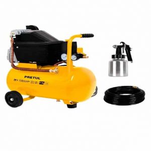 HC121021 - Paq Compresor Comp-Kit20P2.5HP 20L Pretul Pist Y Mang