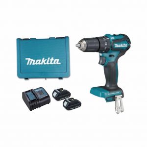 HC134361 - Rotomartillo Taladro Percutor 1/2 18V Vvr con Carga y 2 Baterias Makita DHP485SYE