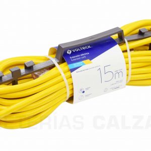 HC60575 - Extension Electrica Reforzada Aterrizada 15M Voltech 48068 Calbre 16