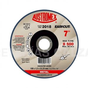 HC68157 - Disco Corte 2018 7X1/16X7/8 Austromex Plano Metal Easycut