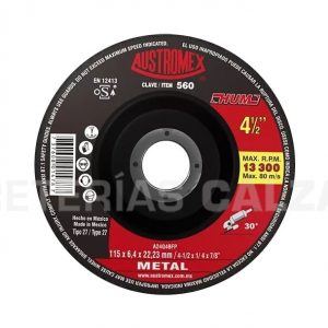 HC90784 - Disco Desbaste Metal T27 560 Austromex 4 1/2X1/4X7/8