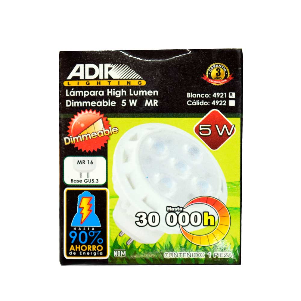 HC95530 - Foco Highlumen DiMMeable 5W Adir AD-4921 - ADIR