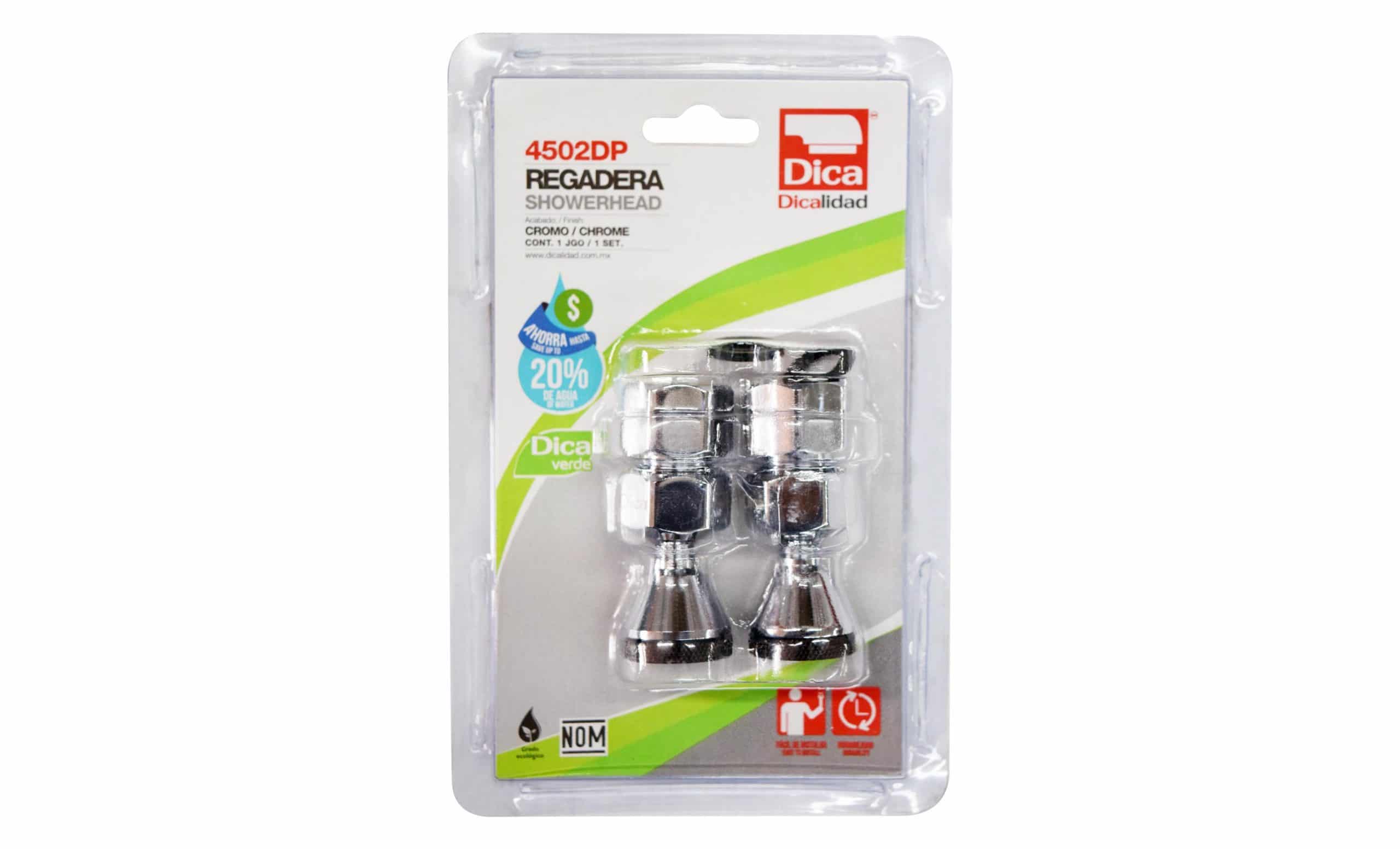 HC97707 - Regadera Mini Ecologica Dual Pack Dica 4502DP - DICA