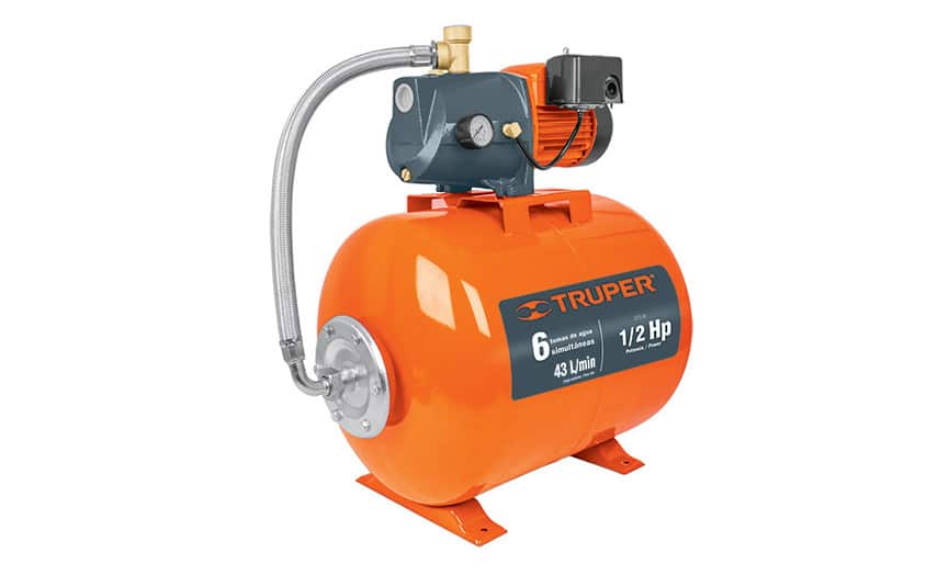 TRU12254 - Hidroneumatico 1/2HP 50L Truper 12254 - TRUPER
