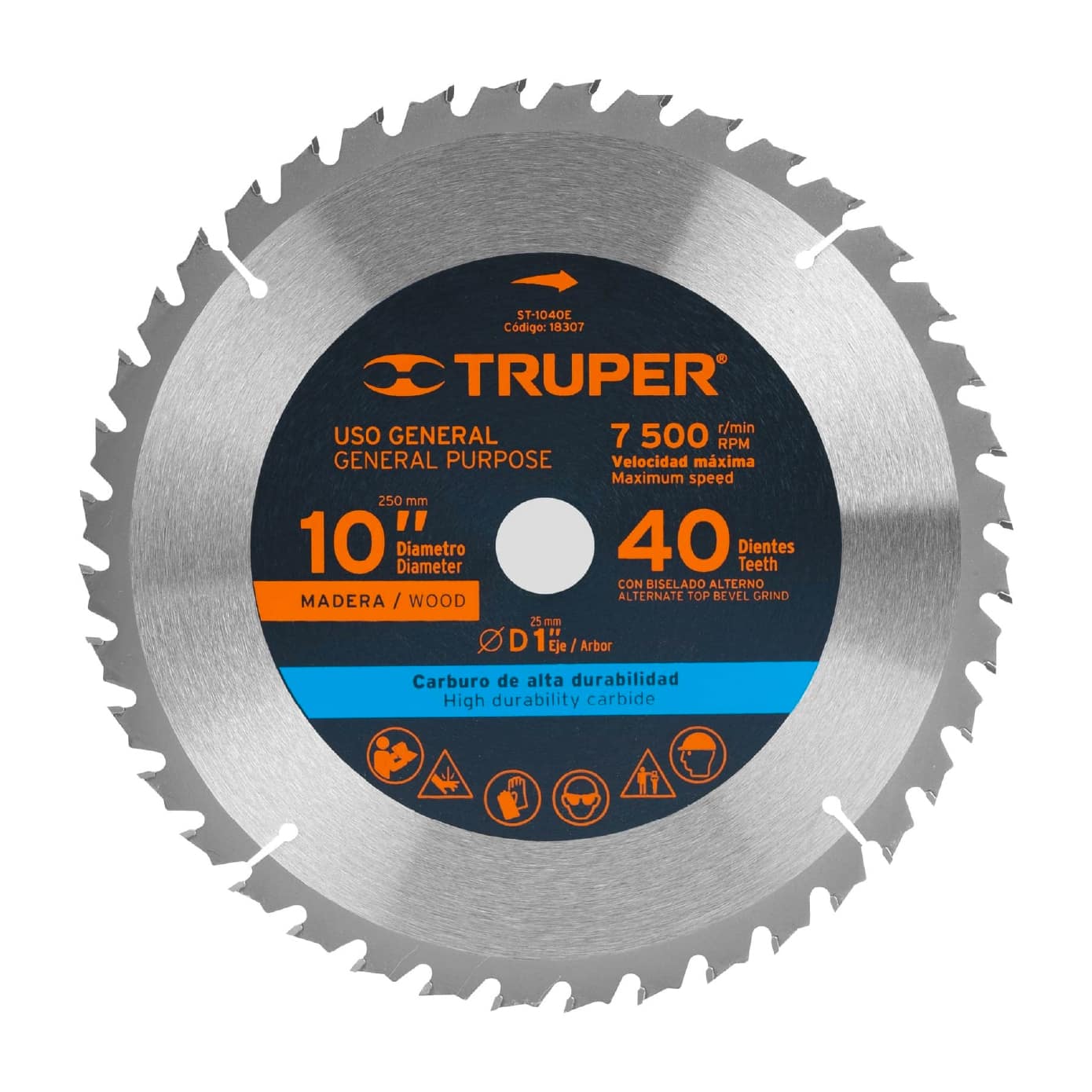 H053839 - Disco Para Sierra Para Madera De 10 Truper 18307 - TRUPER