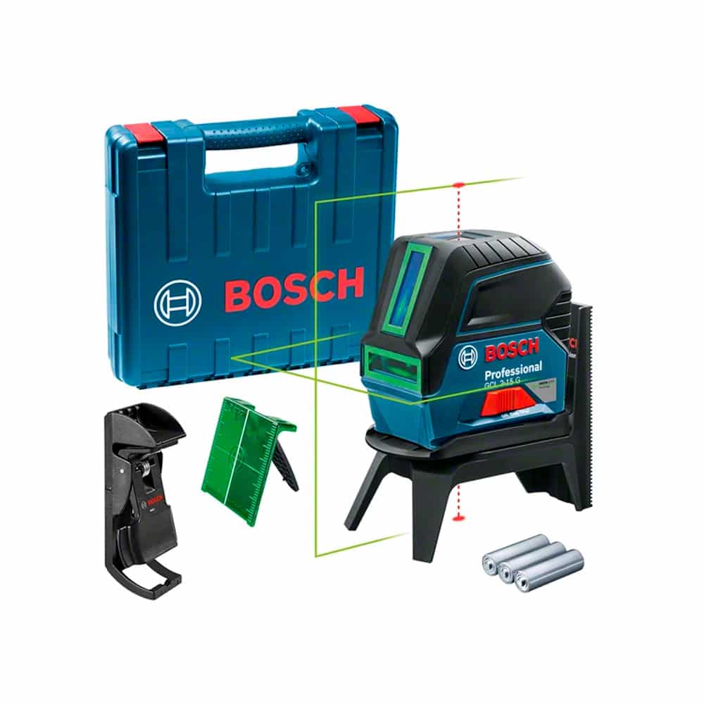 HC102377 - Nivel Laser 0601066J00 Bosch GCL 2-15 G Lineas Cruzadas Verdes -