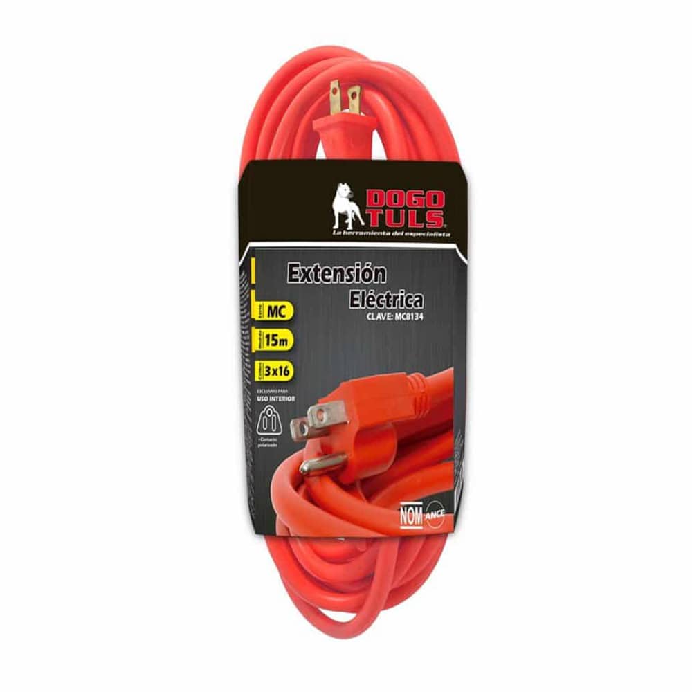 HC91615 - Extension Electrica 15 M - 3X16 AWG MC8134 - DOGOTULS