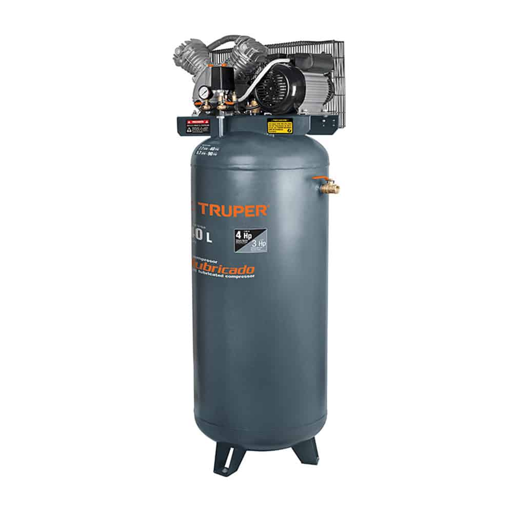 HC84561 - Compresor De Aire Lubricado Vertical 240L 3HP Truper 19366