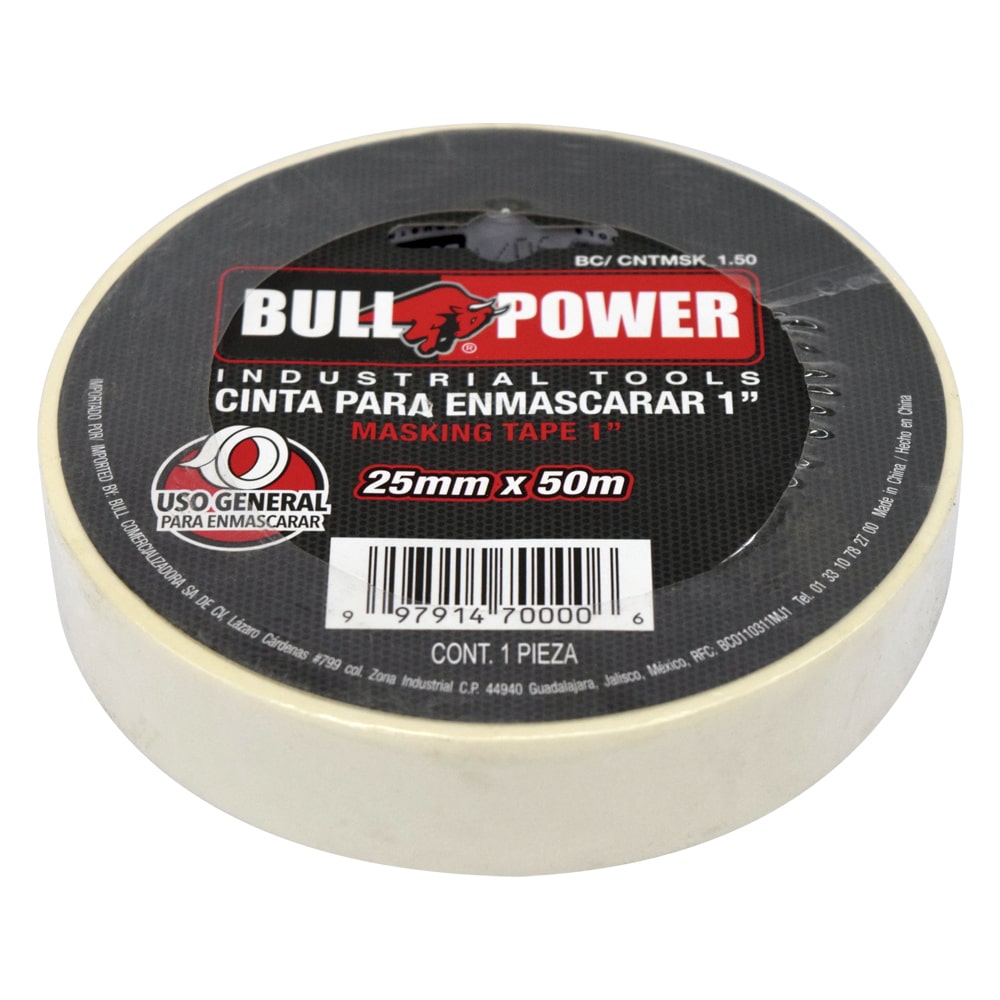 HC91240 - Cinta Para Enmascarar De 25MM X 50Mt Bull Power Bc/Cntmsk_1.50 - BULL POWER