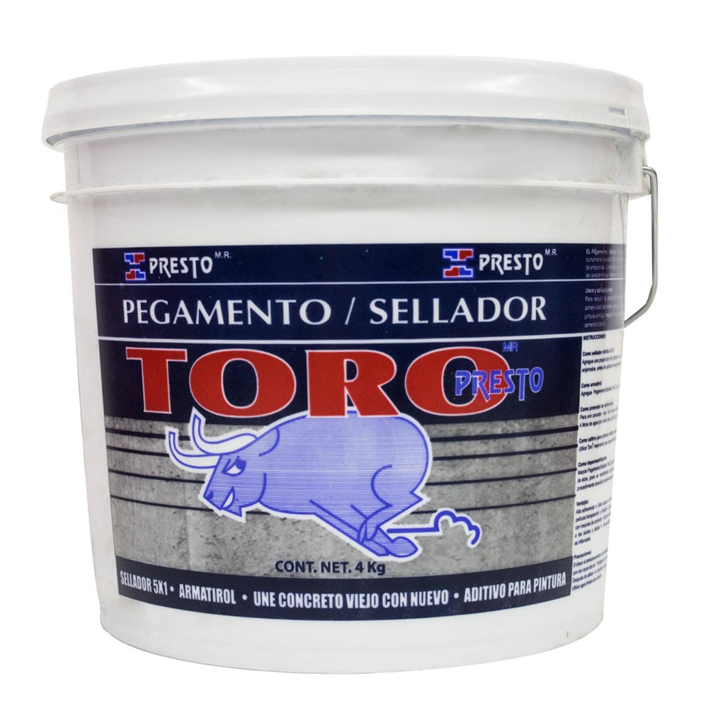 HC62273 - Pegamento Sellador Toro De 4Kg Presto 8214