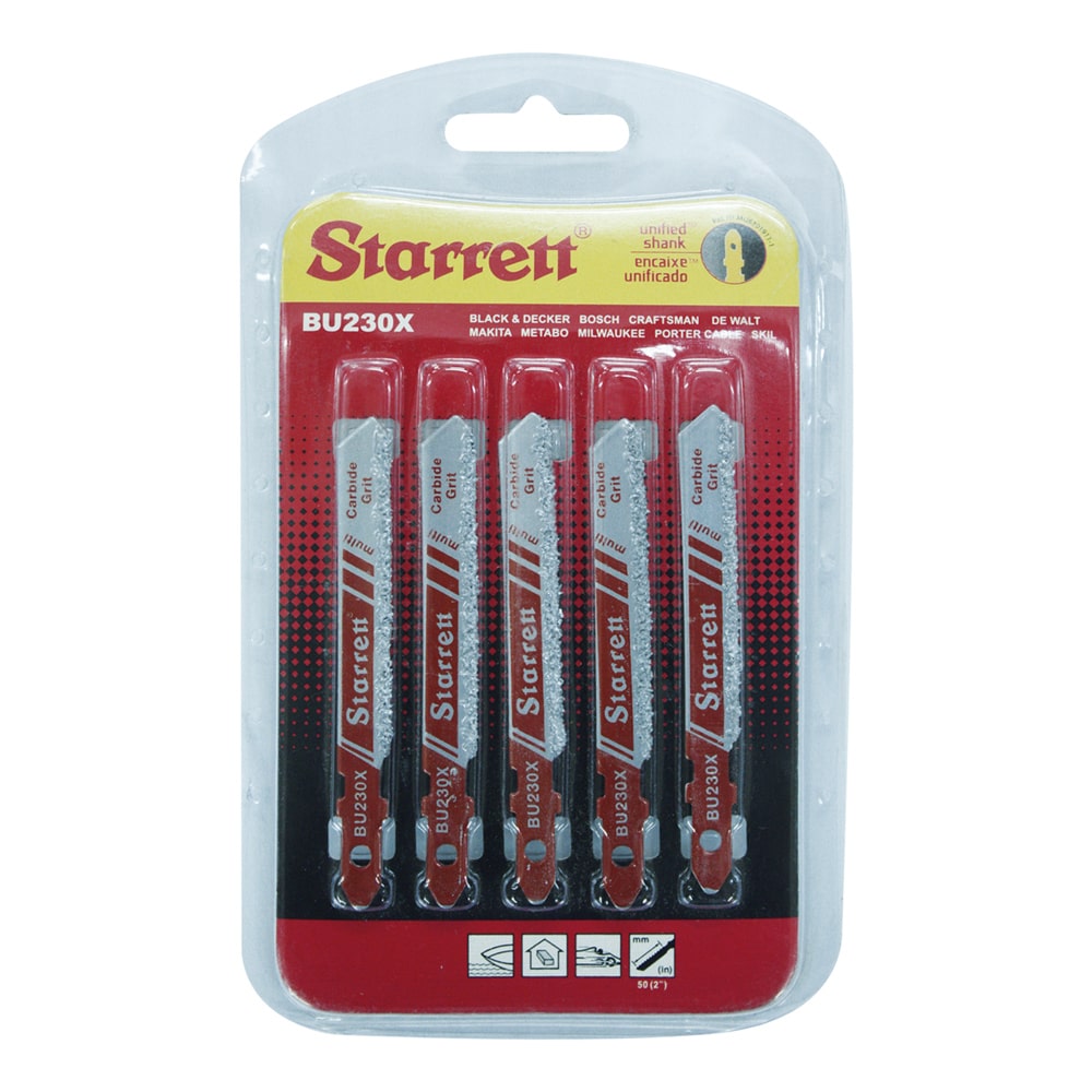 HC68340 - Seguetas Para Caladora 2X5/16X.040 5 Pzs Starrett BU230X - STARRET