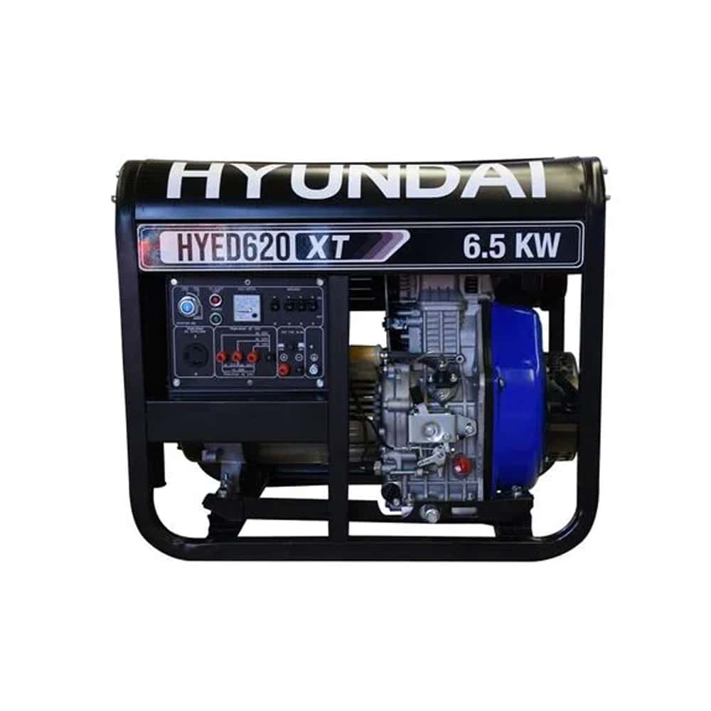 HC149947 - Generador a Disel 6.5KW 12HP Monofásico Hyundai HYED620XT - HYUNDAI