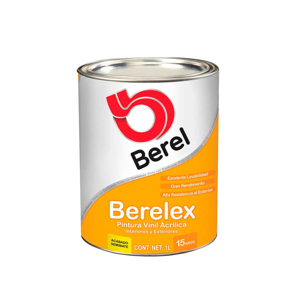 HC95292 - Acrilica Berelex Blanco 1Lt Berel 000223-4/020223-4 - BEREL