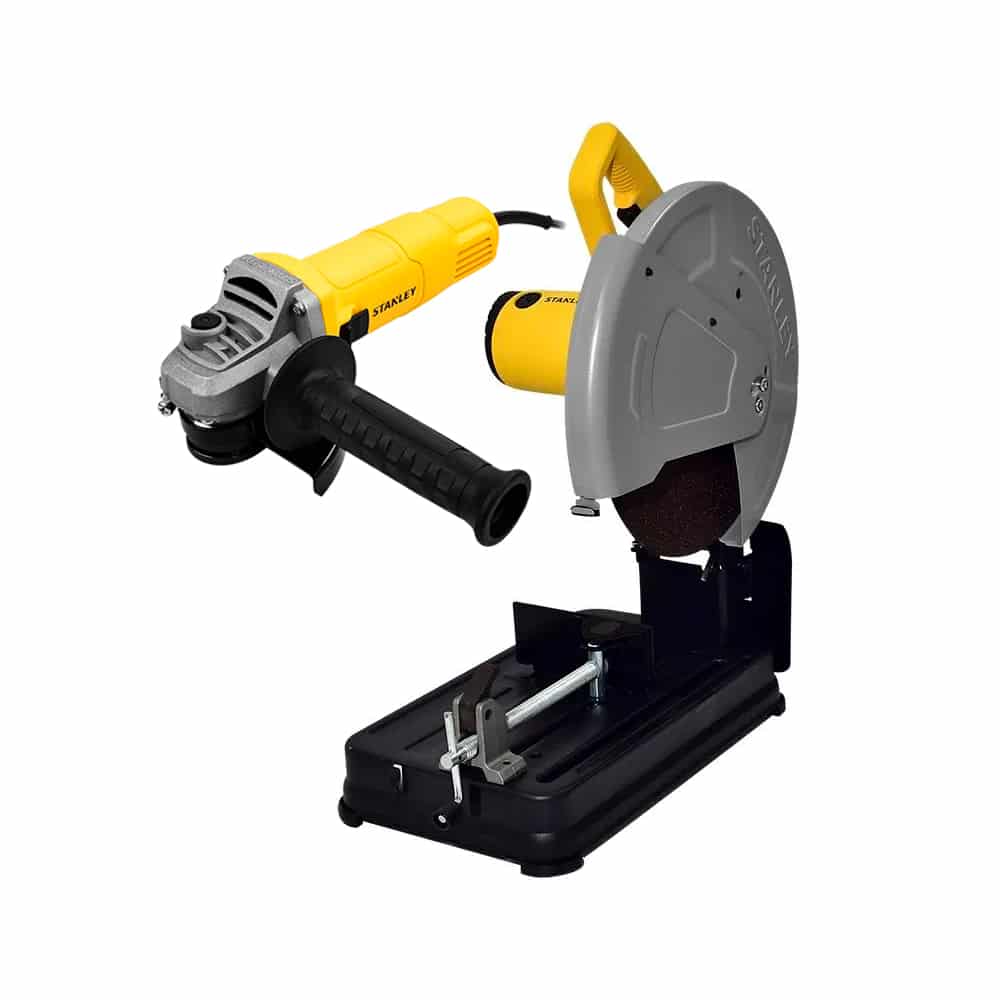 KHC159408 - Kit Cortadora Stanley SSC22-B3 + Miniesmeriladora  4-1/2″ 620W SG6115-B3 - STANLEY