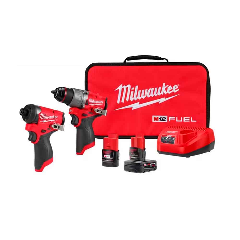 HC155987 - Combo Rotomartillo + ATOR IMP+2Batería +Cargador  Milwaukee 3497-22 - MILWAUKEE