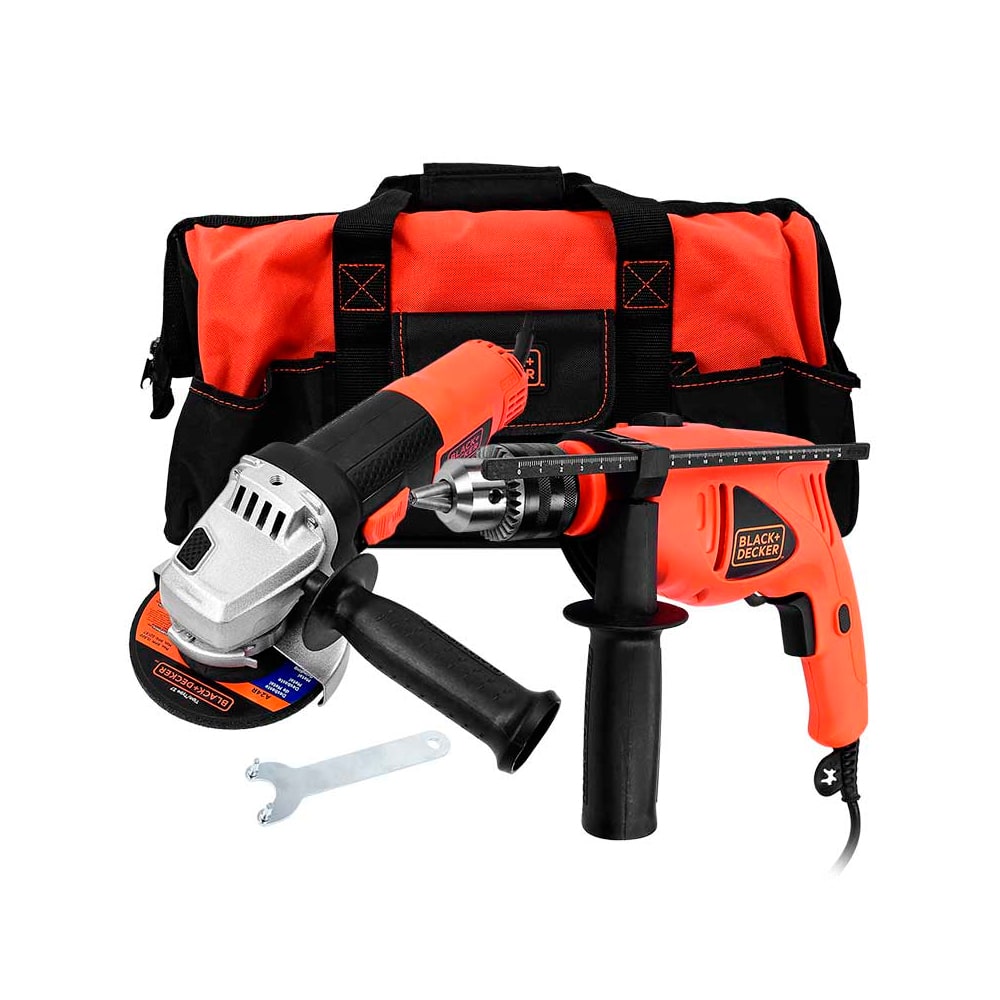 HC148219 - Rotomartillo 550w + Mini Esmeril 4 1/2 Black&decker Hg5072b