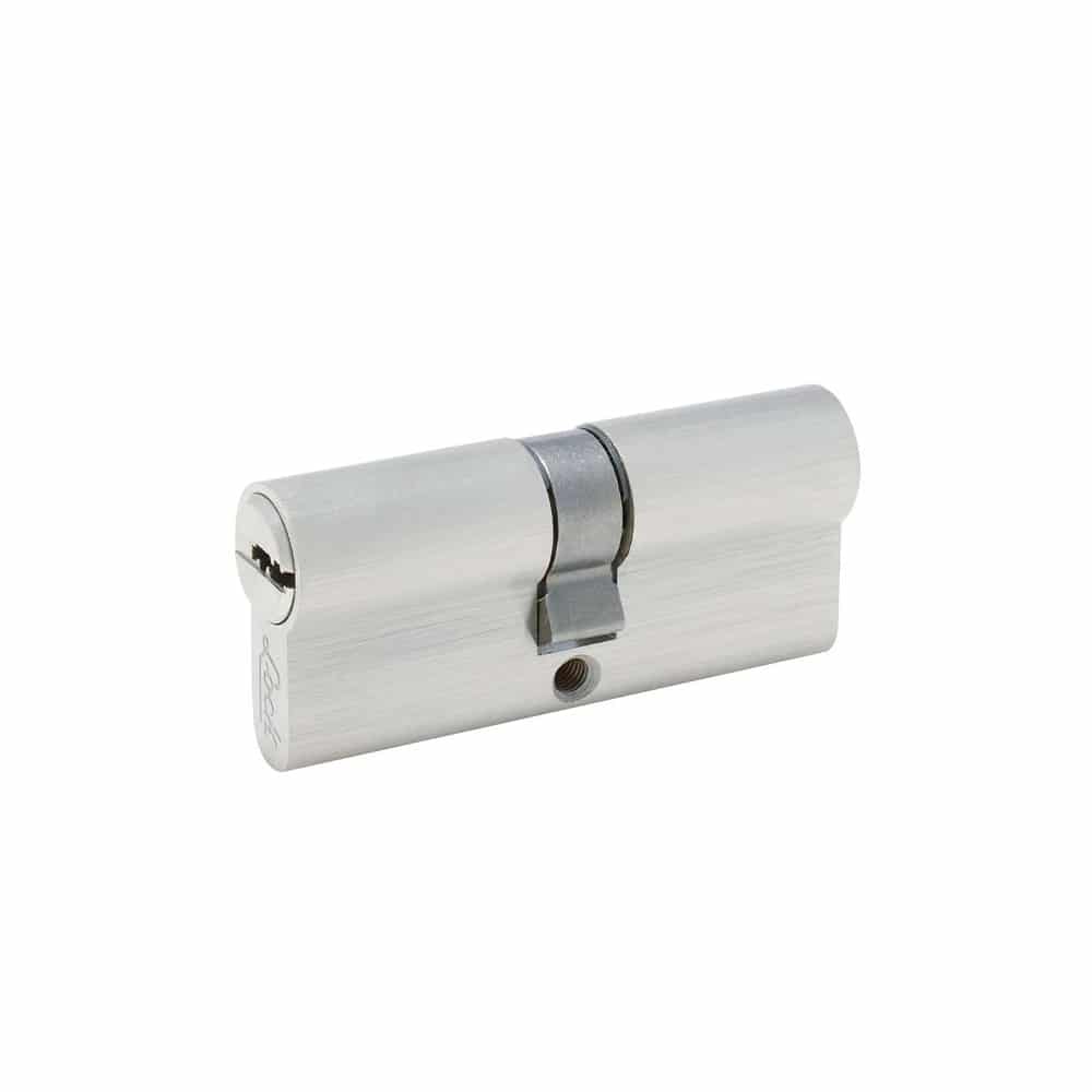 HC59336 - Cilindro Europeo 70mm Llave De Puntos Níquel Satinado Lock LC70QNS - LOCK