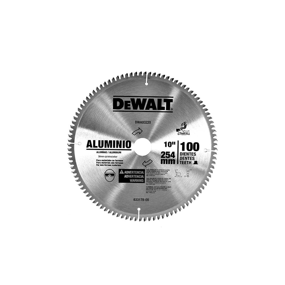 HC137626 - Disco Sierra De Aluminio 10 Dewalt DWA03220 - 885911493888