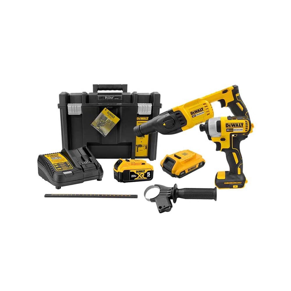 HC148772 - Combo Rotomartillo Sds Dewalt Brushless + Atornillador Impacto Dewalt DCK260D1P1T-B3