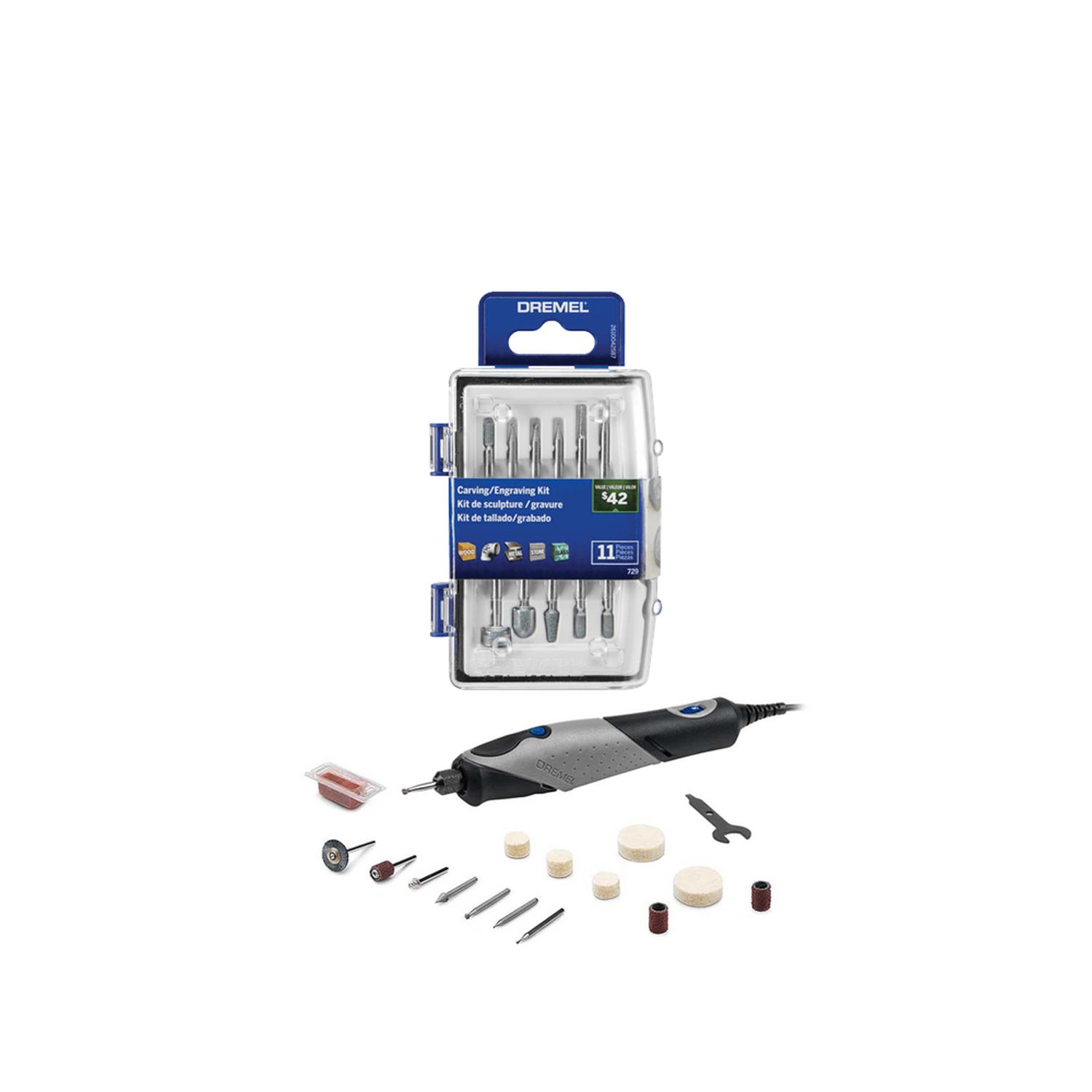 HC168095 - Mototool 15 Accesorios Stylo 2050-15 + Kit 729-02 Dremel