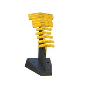 H010810 - Juego De 10 Llaves Hexagonales Bola Std T C/B 3/32-3/8 13190 Bondhus