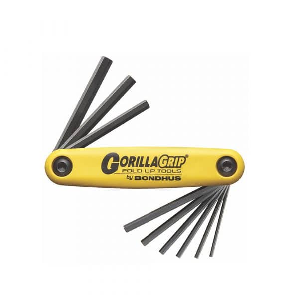 HC80289 - Llave Hexagonal Punta de Bola 9 Piezas 5/64-1/4 12589 Bondhus